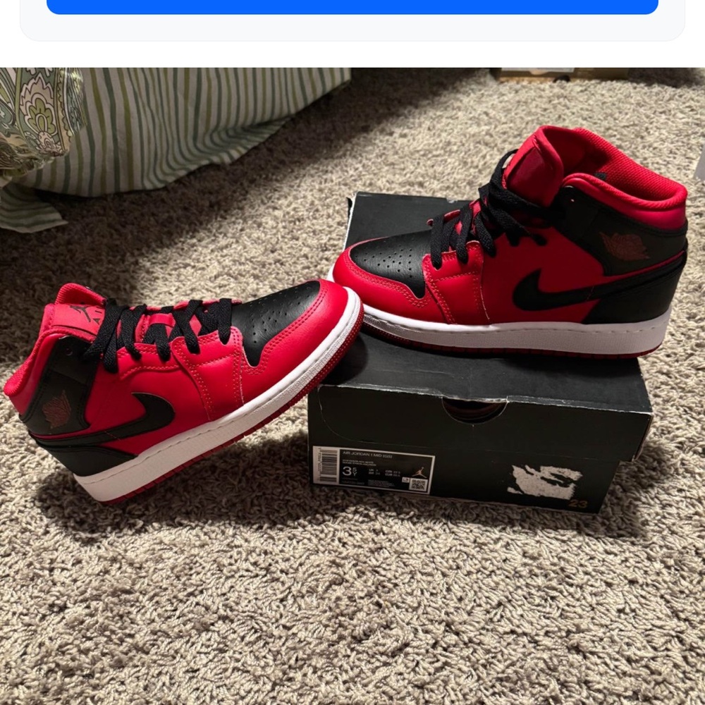 Air Jordan Retro Gym Red and Black Sneakers